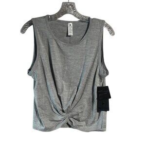 90 Degree Reflex Waverly Two-Tone Heather Gray Tank Top Womens XL